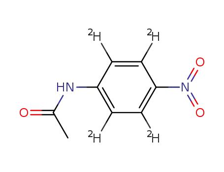 Molecular Structure of 68239-25-8 (4'-NITROACETANILIDE-2',3',5',6'-D4)