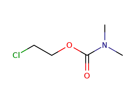 Molecular Structure of 20485-86-3 (Carbamic acid, dimethyl-, 2-chloroethyl ester)
