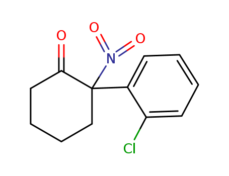 2079878-75-2,2-(2-chlorophenyl)-2-nitrocyclohexan-1-one,