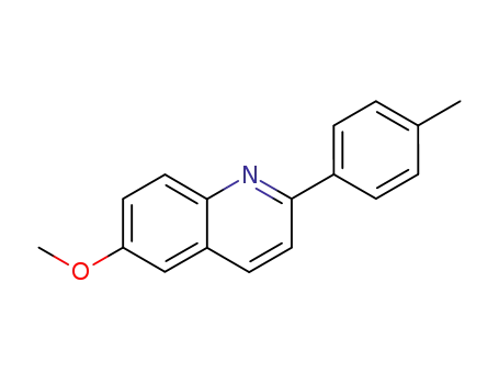 Molecular Structure of 117839-37-9 (6-methoxy-2-(p-tolyl)quinoline)