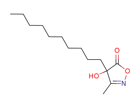 Molecular Structure of 80490-53-5 (4-decyl-4-hydroxy-3-methylisoxazoline-5-one)