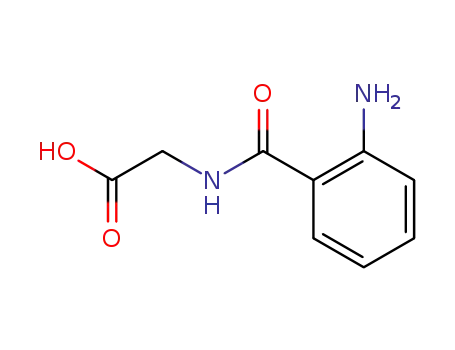 Molecular Structure of 526-21-6 (Glycine,N-(2-aminobenzoyl)-)