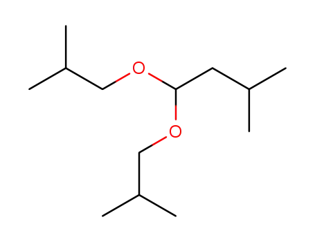 Molecular Structure of 13439-98-0 (3-methyl-1,1-bis(2-methylpropoxy)butane)