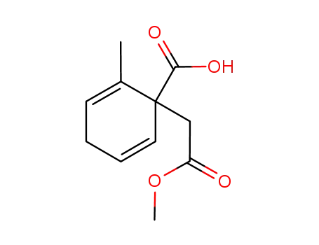 Molecular Structure of 1202873-25-3 (1-methoxycarbonylmethyl-2-methyl-2,5-cyclohexadiene-1-carboxylic acid)