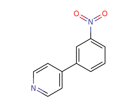 Molecular Structure of 4282-48-8 (4-(3-Nitrophenyl)pyridine)