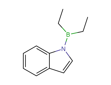 Molecular Structure of 28916-09-8 ((indolyl)diethylborane)
