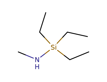 Molecular Structure of 3294-31-3 (triethyl(methylamino)silane)