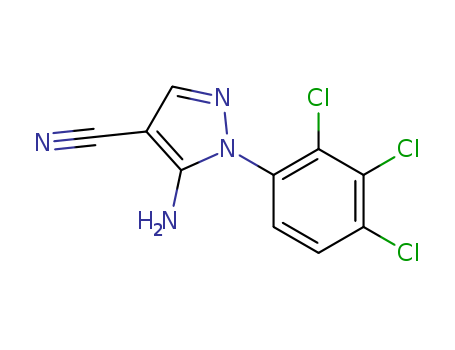 1H-Pyrazole-4-carbonitrile,5-amino-1-(2,3,4-trichlorophenyl)-