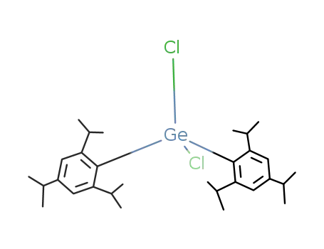 Molecular Structure of 122951-53-5 (Germane, dichlorobis[2,4,6-tris(1-methylethyl)phenyl]-)