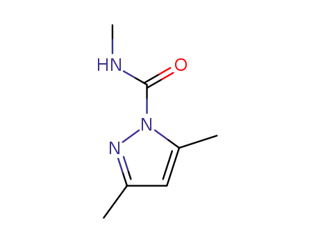 Molecular Structure of 10199-62-9 (N,3,5-trimethyl-1H-pyrazole-1-carboxamide)