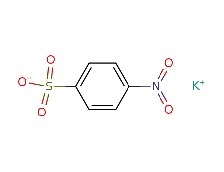 Molecular Structure of 4346-49-0 (Benzenesulfonicacid, 4-nitro-, potassium salt (1:1))