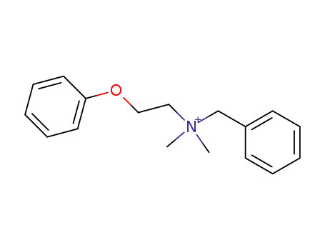 Molecular Structure of 7181-73-9 (benzyldimethyl(2-phenoxyethyl)ammonium)