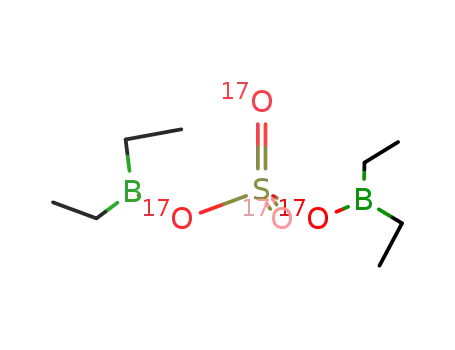 Molecular Structure of 158817-74-4 (bis(diethylboryl)sulfate)