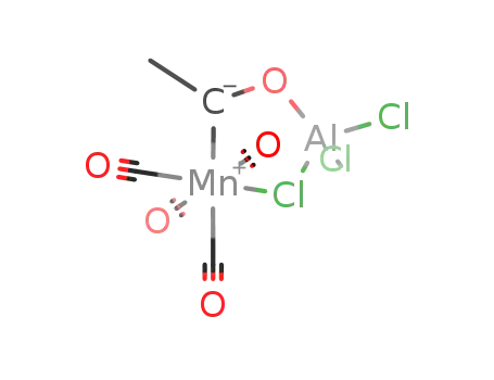 Molecular Structure of 74417-97-3 ((CO)4Mn(C(CH<sub>3</sub>)OAlCl<sub>3</sub>))