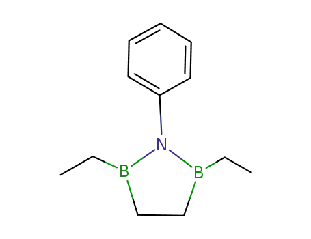 Molecular Structure of 96080-50-1 (1-phenyl-2,5-diethyl-1,2,5-azadiborolane)