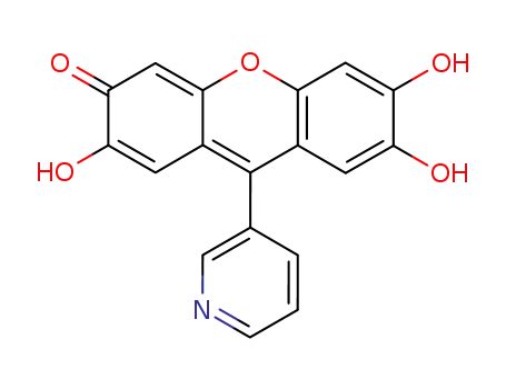 Molecular Structure of 7638-44-0 (3'-PYRIDYLFLUORONE)