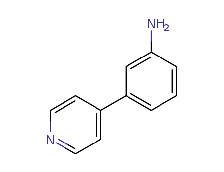 Molecular Structure of 40034-44-4 (3-PYRIDIN-4-YLANILINE)