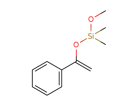 Molecular Structure of 1638623-53-6 (methoxydimethyl((1-phenylvinyl)oxy)silane)