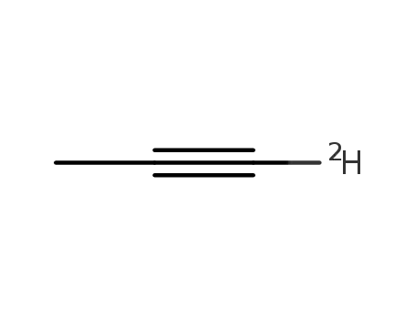 Molecular Structure of 7299-37-8 (METHYLACETYLENE-D1)