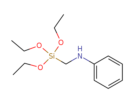 3473-76-5,Anilino-methyl-triethoxysilane,Aniline,N-[(triethoxysilyl)methyl]- (7CI,8CI);(Anilinomethyl)triethoxysilane;ND 42;Phenylaminomethyltriethoxysilane;