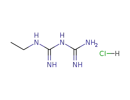 Molecular Structure of 2113-08-8 (1-(diaminomethylidene)-2-ethylguanidine)