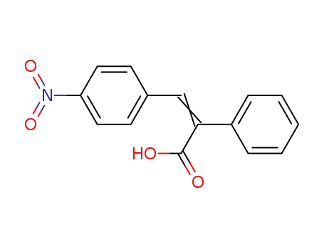 Molecular Structure of 20463-48-3 (3-(4-nitrophenyl)-2-phenylprop-2-enoic acid)