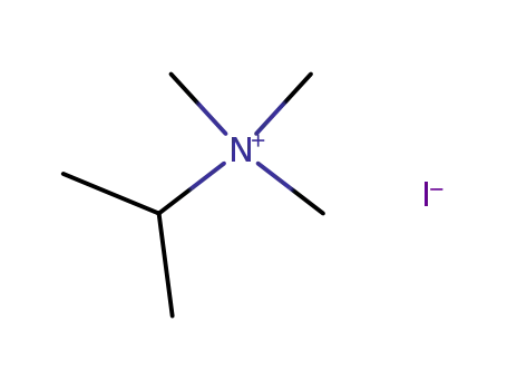 Molecular Structure of 4995-18-0 (N,N,N-Trimethylisopropylammonium iodide)