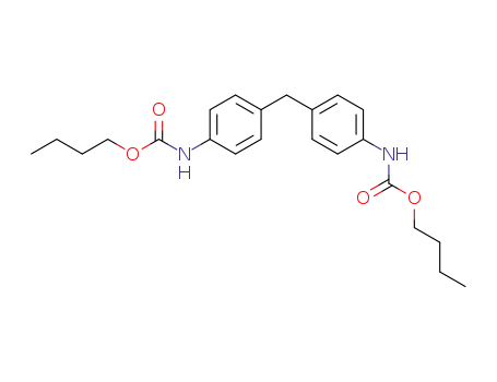 Molecular Structure of 47636-24-8 (dibutyl diphenyl methane-4,4’-dicarbamate)