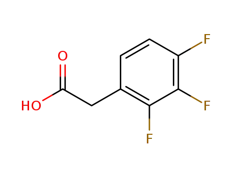 Molecular Structure of 243666-12-8 (2,3,4-TRIFLUOROPHENYLACETIC ACID)