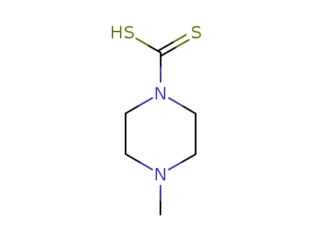 Molecular Structure of 5430-77-3 (1-Piperazinecarbodithioicacid,4-methyl-(6CI,8CI,9CI))