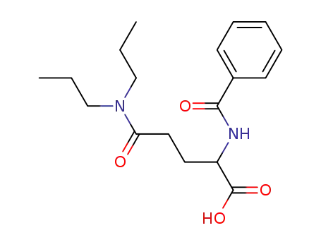 Molecular Structure of 102743-01-1 (proglumide)