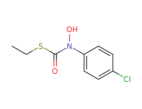 Molecular Structure of 14063-23-1 (N-(4-Chlor-phenyl)-N-ethylmercaptocarbonyl-hydroxylamin)