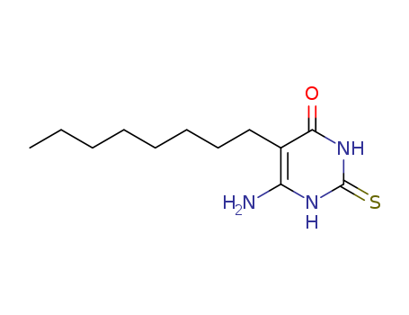 4(1H)-Pyrimidinone,6-amino-2,3-dihydro-5-octyl-2-thioxo-