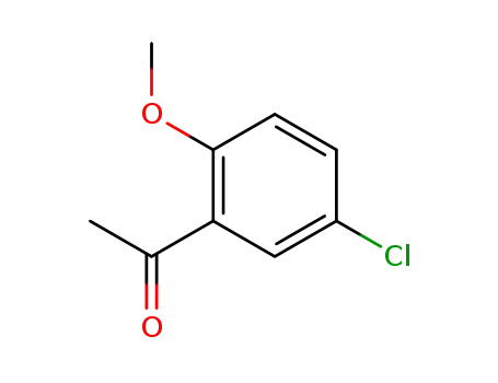 Molecular Structure of 6342-64-9 (5-CHLORO-2-METHOXYACETOPHENONE)