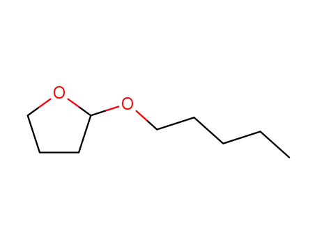Molecular Structure of 62987-04-6 (Furan, tetrahydro-2-(pentyloxy)-)