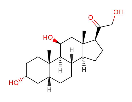 Molecular Structure of 68-42-8 (TETRAHYDROCORTICOSTERONE)