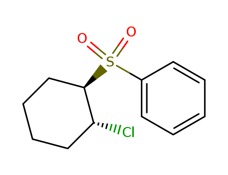 Benzene,[[(1R,2R)-2-chlorocyclohexyl]sulfonyl]-, rel- cas  33995-48-1