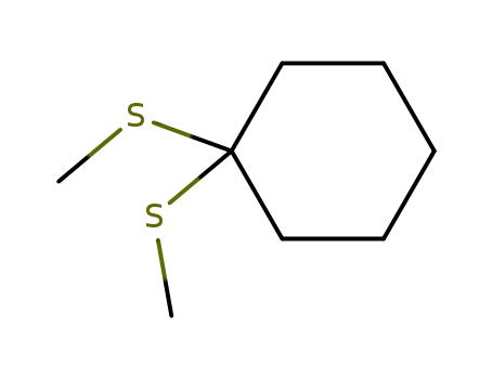 Molecular Structure of 4479-55-4 (Cyclohexane, 1,1-bis(methylthio)-)