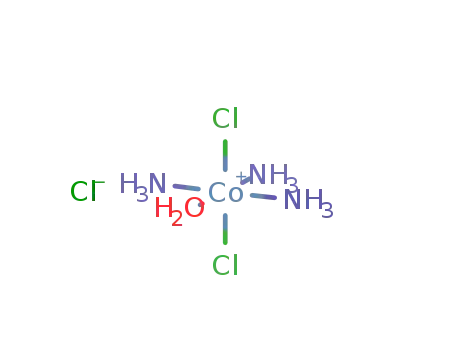 Molecular Structure of 13820-77-4 (azanide; dichlorocobalt; hydrate)