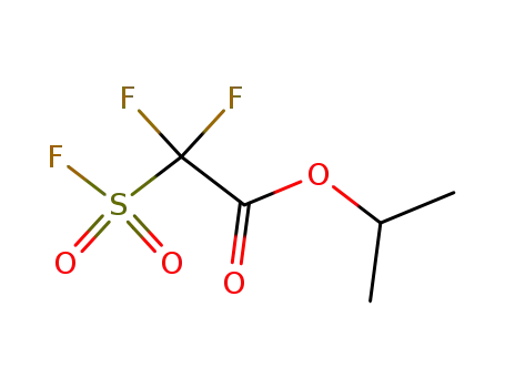 Molecular Structure of 2927-22-2 (difluoro-fluorosulfonyl-acetic acid isopropyl ester)
