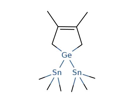 Molecular Structure of 186268-80-4 (GeC<sub>6</sub>H<sub>10</sub>(Sn(CH<sub>3</sub>)3)2)