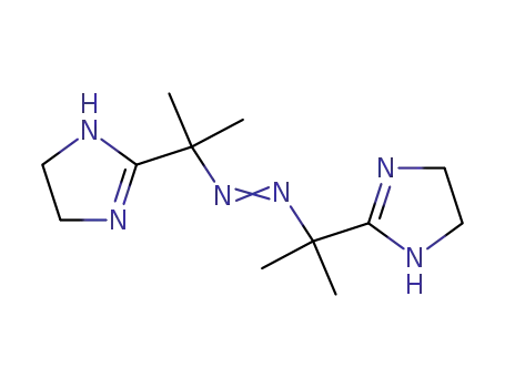 Molecular Structure of 20858-12-2 (2,2'-AZOBIS[2-(2-IMIDAZOLIN-2-YL)PROPANE])