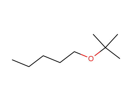 Molecular Structure of 10100-95-5 (tert-butyl pentyl ether)