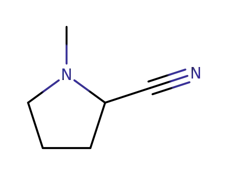 Molecular Structure of 20297-37-4 (RAC 1-METHYL-PYRROLIDINE-2-CARBONITRILE)