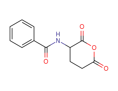 Molecular Structure of 91569-94-7 (<i>N</i>-benzoyl-<i>DL</i>-glutamic acid-anhydride)
