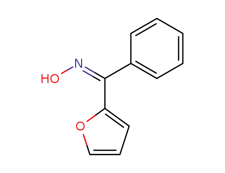 Molecular Structure of 1450-01-7 (Methanone, 2-furanylphenyl-, oxime, (Z)-)