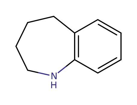 Molecular Structure of 1701-57-1 (2,3,4,5-Tetrahydro-1H-benzo[b]azepine)