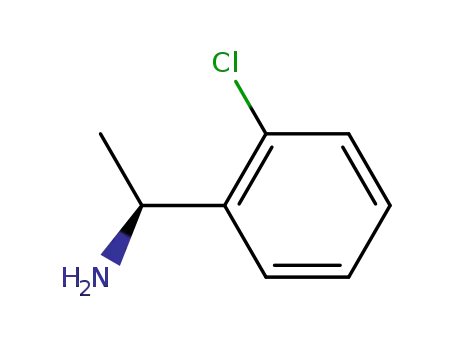 Molecular Structure of 68285-26-7 (Benzenemethanamine, 2-chloro-a-methyl-,(S)-)