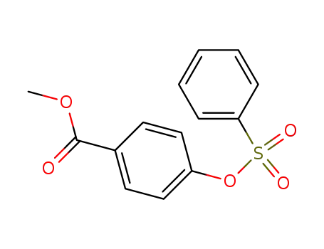 Molecular Structure of 161497-17-2 (Methyl 4-((phenylsulfonyl)oxy)benzoate)