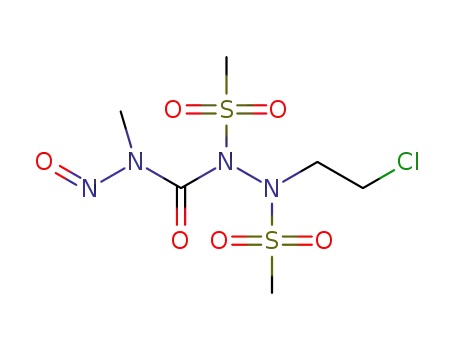 2-(2-chloroethyl)-N-methyl-1,2-bis(methylsulfonyl)-N-nitrosohydrazinecarboxamide